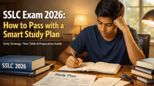 How to pass SSLC exam 2026 study plan preparation