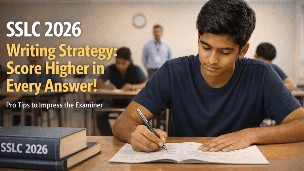 SSLC exam 2026 writing strategy and tips