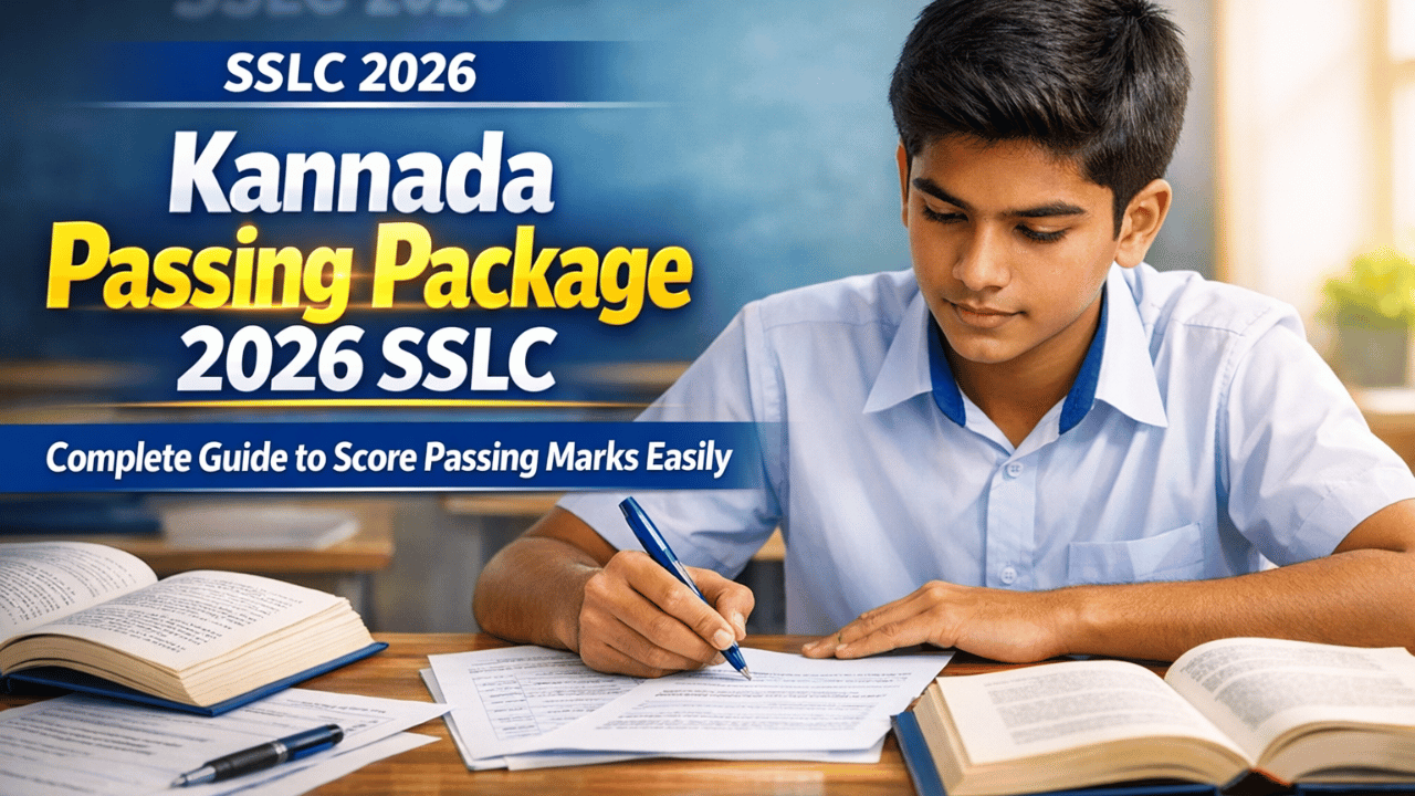 Kannada Passing Package 2026 SSLC – Complete Guide to Score Passing Marks Easily