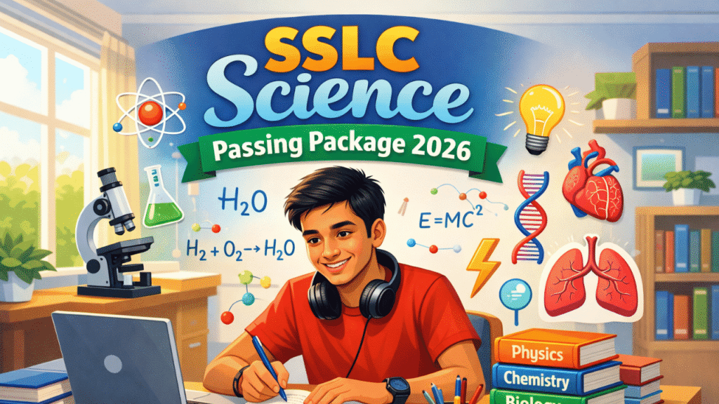 SSLC Science Passing Package 2026