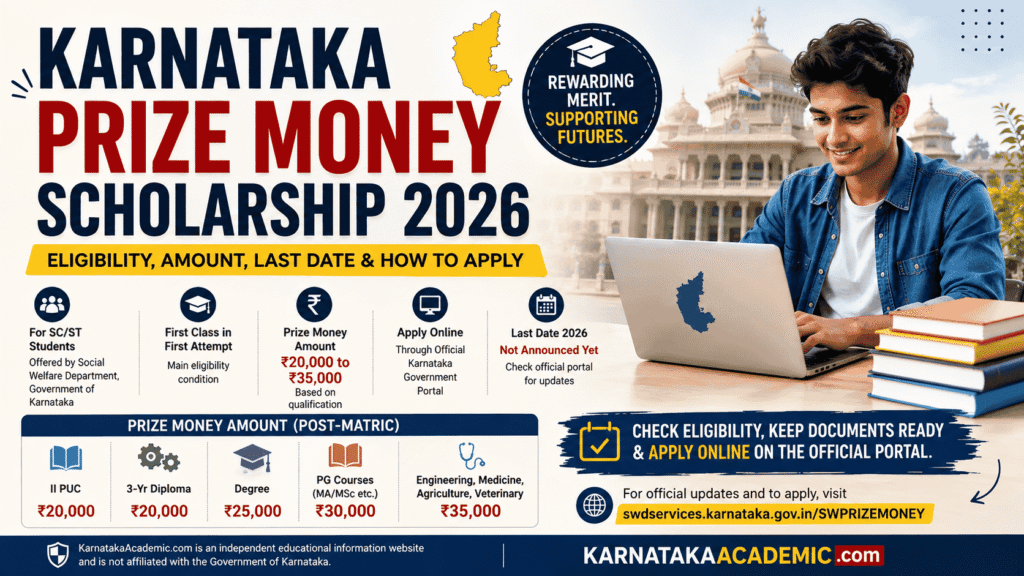 Prize Money Scholarship 2026