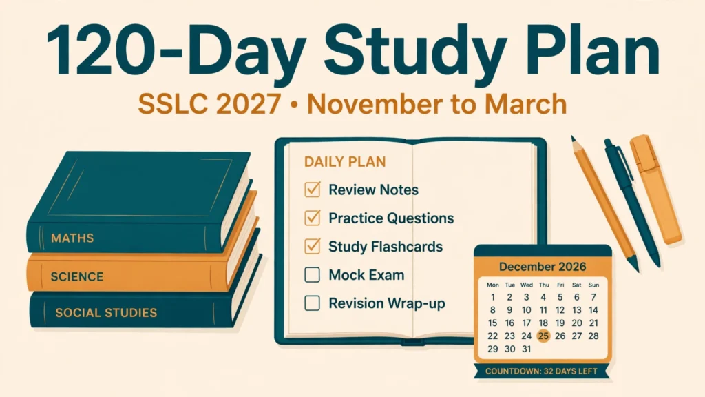 SSLC 2027 120-day study plan November to March